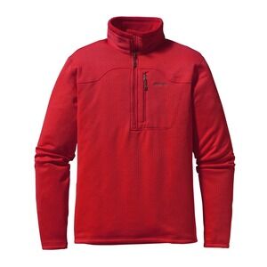 Patagonia Men's R1 Fleece Midlayer Pullover, Red Delicious